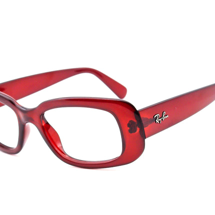 Ray-Ban Women's Sunglasses RB 4122 735/8G Red Rectangular 50 mm