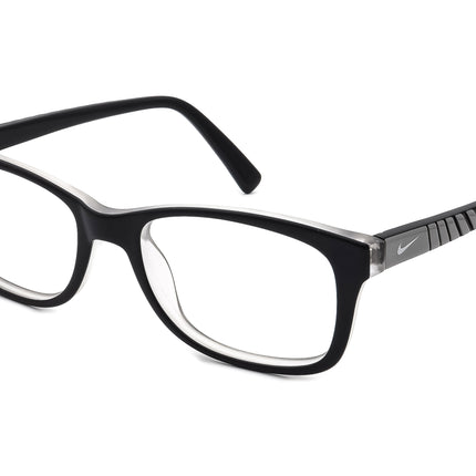 Nike Small Eyeglasses 5509 018 Black/Gray Rectangular Frame 48[]17 130