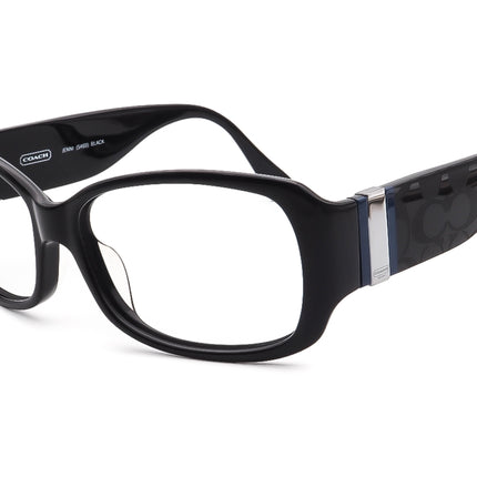 Coach Women's Sunglasses Jenni S469 Black Rectangular 58 mm