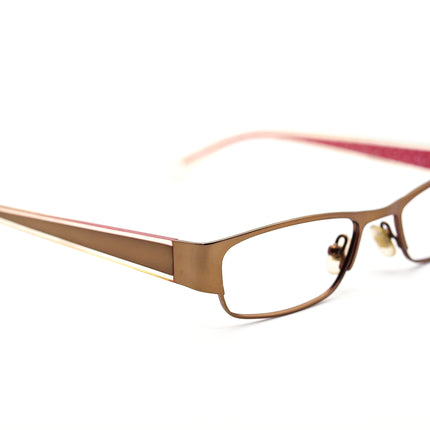 Kate Spade Women's Eyeglasses Marissa J166 Brown/Clear/Pink Browline Frame 48[]18 135