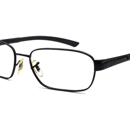 Ray-Ban Sunglasses RB 3430 002 Black Rectangular Metal Italy 59 mm