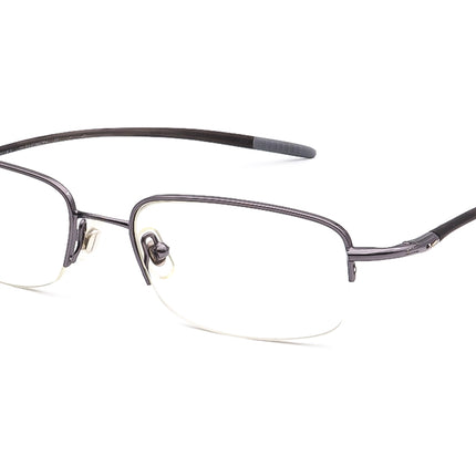 Nike Women's Eyeglasses with Flexon 4084 013 Gunmetal Half Rim Frame 53[]19 145