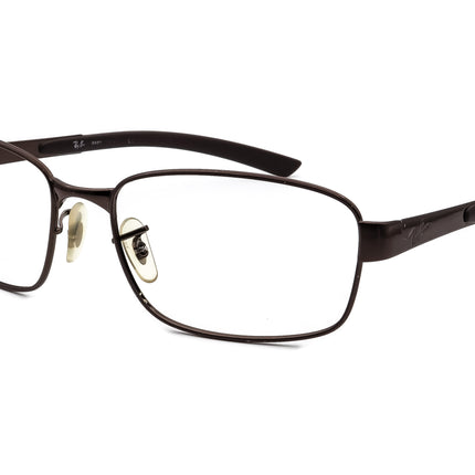 Ray-Ban Men's Sunglasses RB 3413 014/51 Brown Rectangular Metal Italy 59 mm