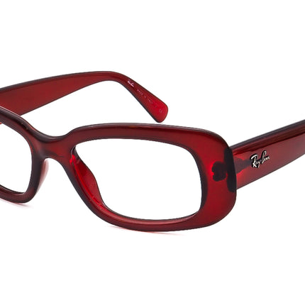 Ray-Ban Women's Sunglasses RB 4122 735/8G Burgundy Rectangular Italy 50 mm