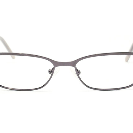 Lacoste Women's Eyeglasses L2145 033 Gunmetal/Black/Clear B-Shape Frame 52[]15 135