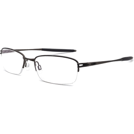 Oakley Rx Sunglasses FRAME ONLY OX 3093-0453 Gunmetal Half Rim Metal 53 mm