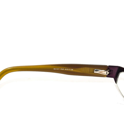 Guess Women's Eyeglasses GU1417 PUR Purple/Honey Half Rim Frame 51[]17 135