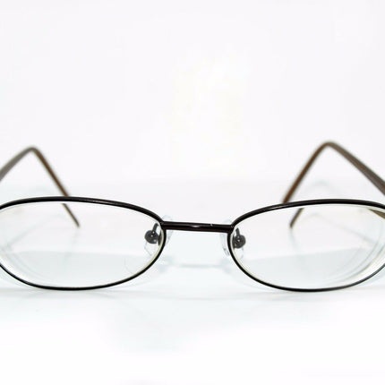 M+ Eyeglasses Mod1082 Coppery Brown Oval Metal Frame 49[]17 135