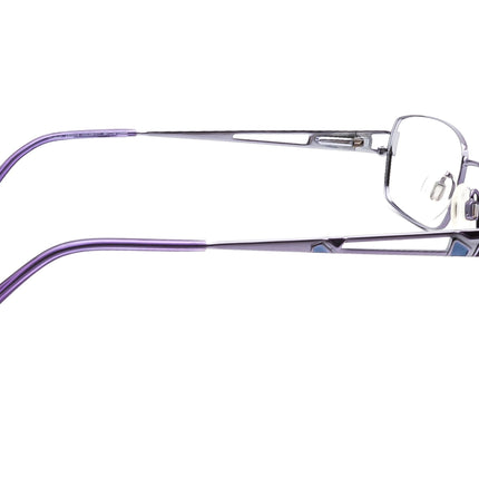 Charmant Women's Eyeglasses AR16316 Aristar Color-577 Purple Rectangular Metal Frame 49[]18 135