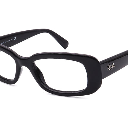 Ray-Ban Women's Sunglasses 4122 601/71 Black Rectangular Italy 50 mm