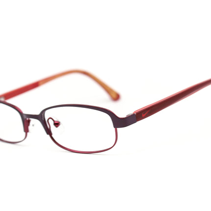 Nike Women's Eyeglasses 5554 515 Purple/Burgundy Oval Frame 49[]17 135