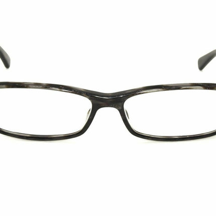 Armani Women's Eyeglasses GA 473 PMQ Black Marble/Silver Rectangular Frame Italy 54[]14 140