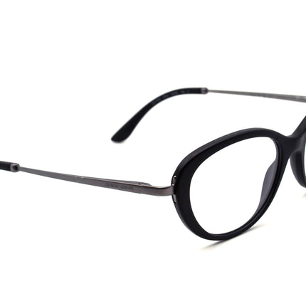Giorgio Armani Women's Eyeglasses AR7046 5042 Satin Black & Gunmetal Cat Eye Frame Italy 52[]16 140