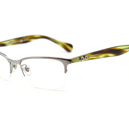 Dolce & Gabbana Women's Eyeglasses DD 5113 1139 Tortoise Half Rim Frame 52[]17 135