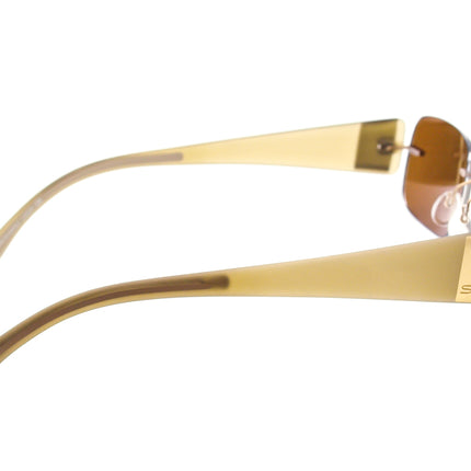 Silhouette Eyeglasses 7599 20 6051 Gold/Honey Rimless Frame Austria 54[]19 140