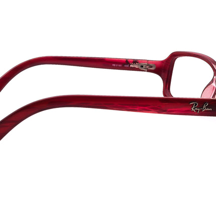 Ray-Ban Women's Sunglasses RB 2130 Rituals Pande 939 Burgundy Rectangular Italy 54 mm
