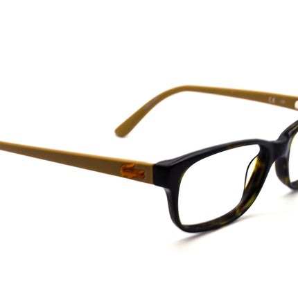 Lacoste Eyeglasses L3606 214 Tortoise & Brown Rectangular Frame 49[]16 130