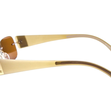 Silhouette Eyeglasses 7599 20 6051 Gold/Honey Rimless Frame Austria 54[]19 140
