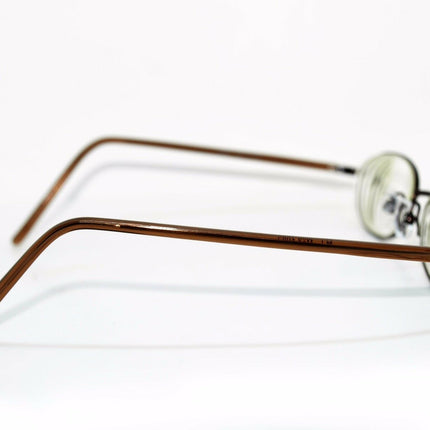 M+ Eyeglasses Mod1082 Coppery Brown Oval Metal Frame 49[]17 135