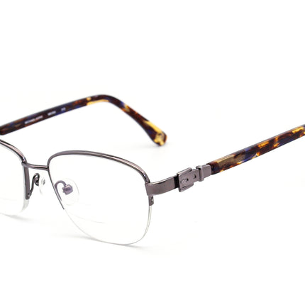 Michael Kors Women's Eyeglasses MK364 210 Blue Brown Tortoise/Brown Half Rim Frame 53[]17 135