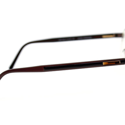 Daniel Swarovski Eyeglasses S162 40 6052 Brown/Black Half Rim Frame Austria 51[]21 135