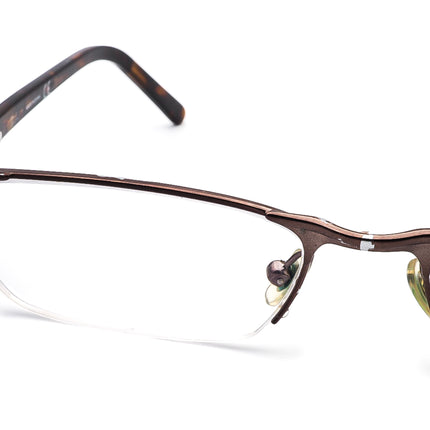 Ray-Ban Eyeglasses RB 6066 2511 Brown Tortoise Half Rim Frame 50[]17 135