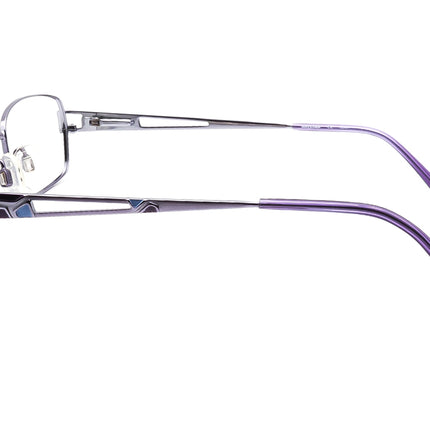 Charmant Women's Eyeglasses AR16316 Aristar Color-577 Purple Rectangular Metal Frame 49[]18 135