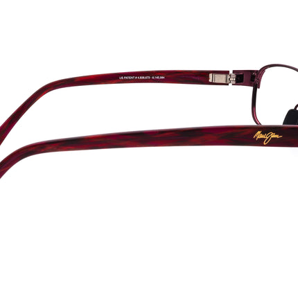 Maui Jim Sunglasses MJ 101 13 Burgundy Oval Italy 55 mm