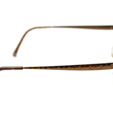 Coach Women's Eyeglasses Wendy Shiny Sand Rectangular Metal Frame 51[]16 135