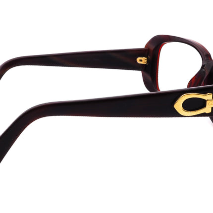 Cartier Women's Sunglasses 3658387 Burgundy Rectangular France 58 mm