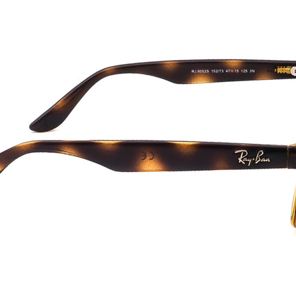 Ray-Ban Kids' Sunglasses RJ 9052S 152 Tortoise Horn Rim 47 mm