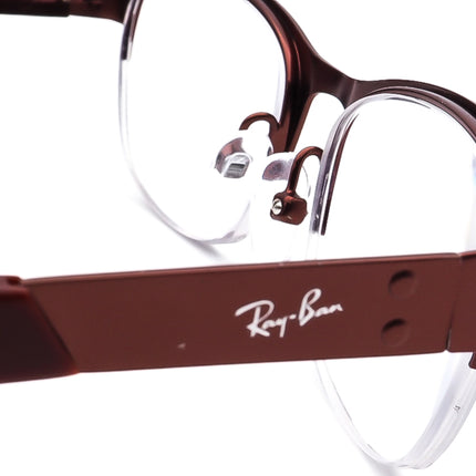 Ray-Ban Eyeglasses RX9961 1819 Burgundy Half Rim Frame 48[]17 138