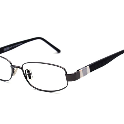 Coach Women's Eyeglasses Hope 213 Dark Gunmetal Rectangular Frame 53[]16 135