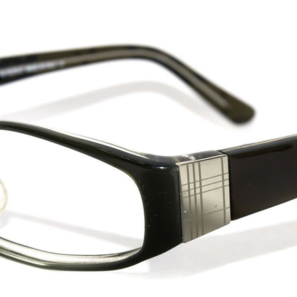Burberry Women's Eyeglasses B 8404/U 0CE3 Black on Clear Oval Frame Italy 50[]17 130