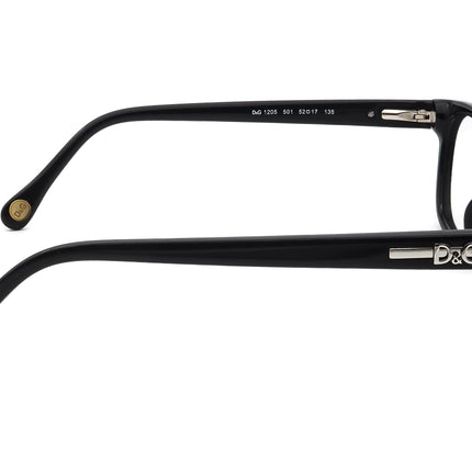 Dolce & Gabbana D&G 1205 501 Horn Rim Sunglasses 52