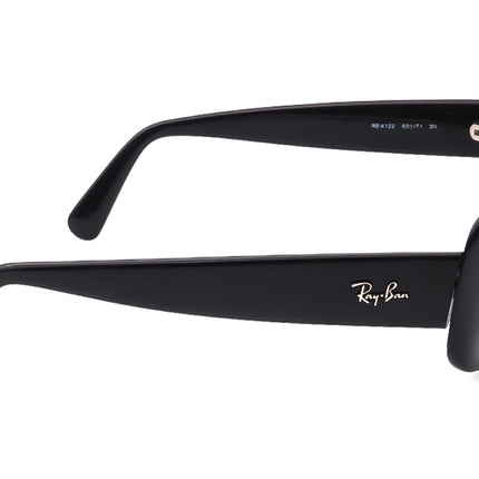 Ray-Ban Women's Sunglasses RB 4122 601 Black Rectangular Italy 50 mm