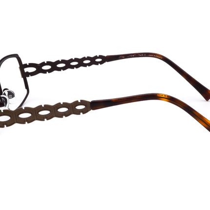 Jean Lafont Women's Eyeglasses Florence 597 Dark Brown Rectangular Frame France 52[]19 135
