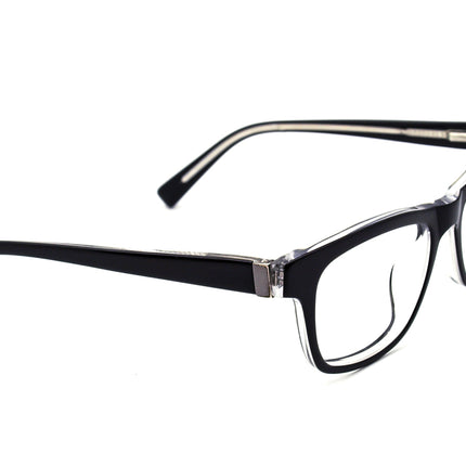 Nike Eyeglasses 5516 001 Black on Clear Rectangular Frame 46[]15 130