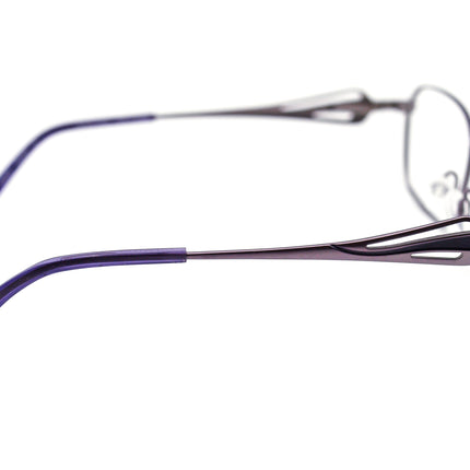 Charmant Women's Eyeglasses CH2078 PU Pure Titanium Purple Rectangular Frame 52[]16 135