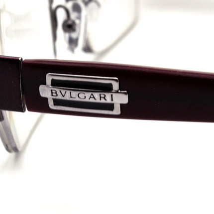 Bvlgari Women's Eyeglasses 1005 103 Brown/Silver Half Rim Frame Italy 54[]19 140