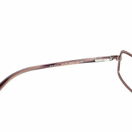 Brooks Brothers Eyeglasses BB 450-S 1161/74 Bronze Rectangular Metal Frame 55[]17 135