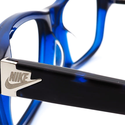 Nike Eyeglasses 5518 428 Blue Rectangular Frame 49[]15 130
