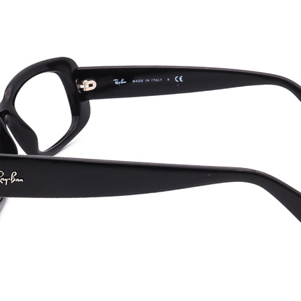 Ray-Ban Women's Sunglasses 4122 601/71 Black Rectangular Italy 50 mm