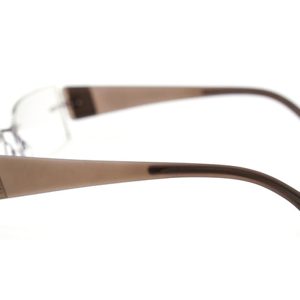 Silhouette Eyeglasses 7599 40 6052 Brown Rimless Frame Austria 53[]17 140