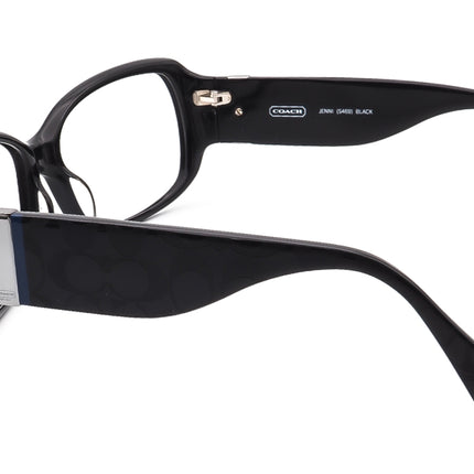 Coach Women's Sunglasses Jenni S469 Black Rectangular 58 mm