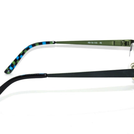 Kensie Women's Eyeglasses Fern Fern Green Half Rim Metal Frame null 49[]16 135 Handmade