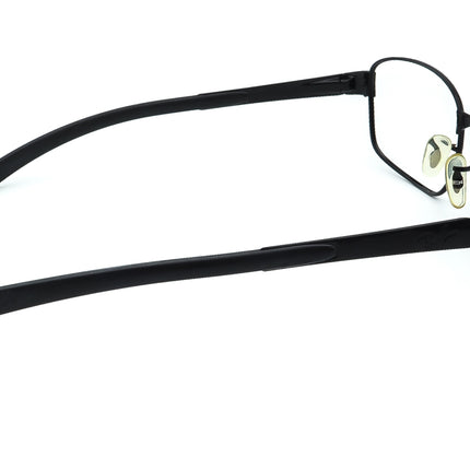 Ray-Ban Sunglasses RB 3413 002 Black Rectangular Metal 59 mm
