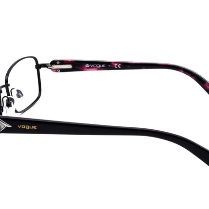Vogue Women's Eyeglasses VO 3812-B 352 Black Rectangular Frame 53[]16 135