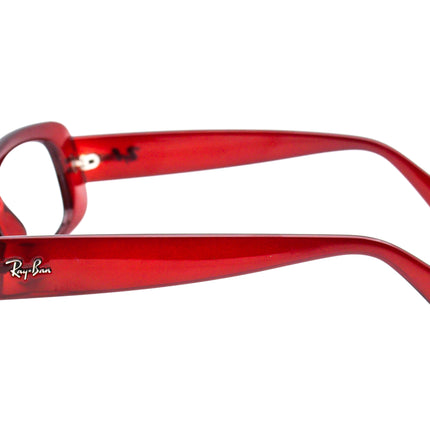 Ray-Ban Women's Sunglasses RB 4122 735/8G Red Rectangular 50 mm