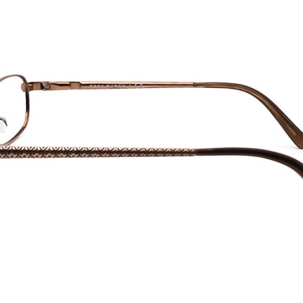 Tory Burch Women's Eyeglasses TY1009 120 Light Brown Oval Metal Frame 51[]17 135